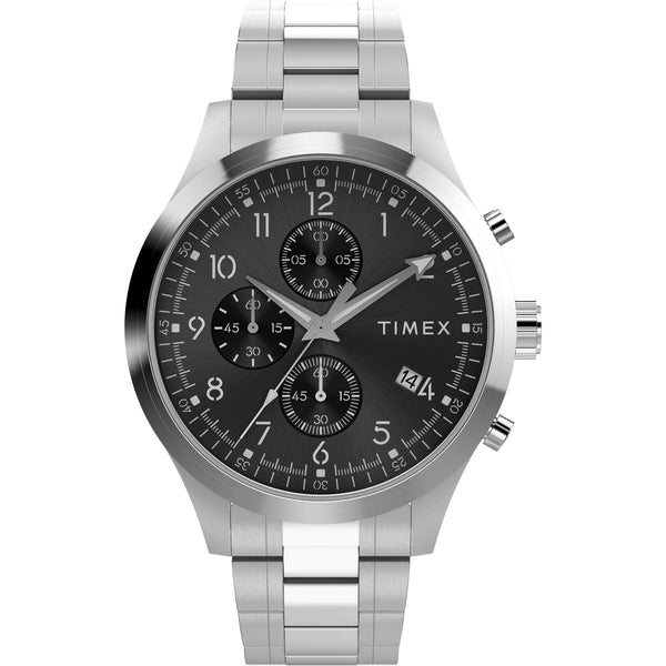 TW2Y01400 Reloj Timex Weston Dress Hombre Acero Gris Esfera