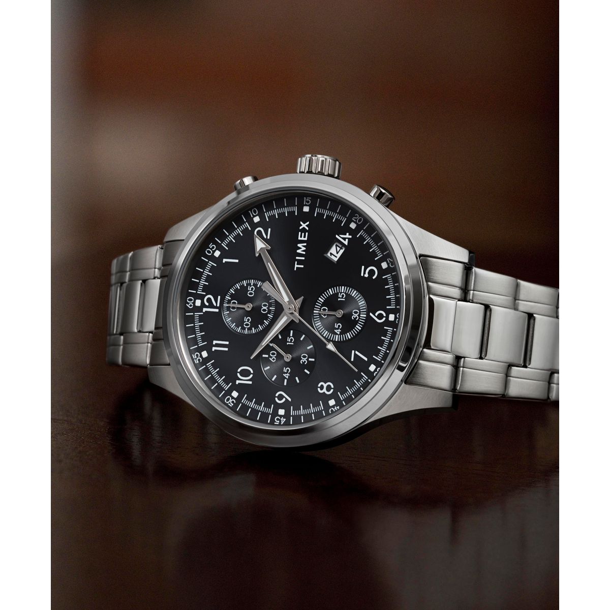 TW2Y01400 Reloj Timex Weston Dress Hombre Acero Gris Esfera