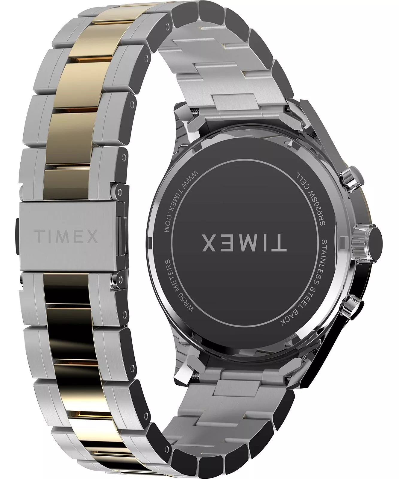 TW2Y01500 Reloj Timex Weston Dress Hombre Acero Bicolor Azul