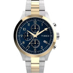 TW2Y01500 Reloj Timex Weston Dress Hombre Acero Bicolor Azul