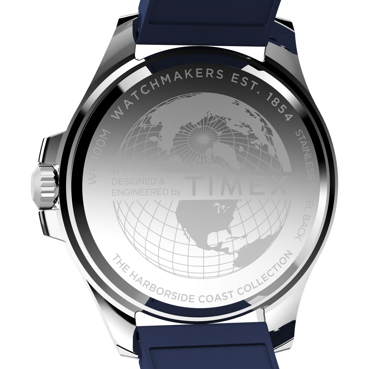 TW2Y05000 Reloj Timex Harborside de hombre correa de caucho - Resina Azul