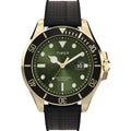 TW2Y05300 Reloj Timex Harborside Hombre Dorado Verde Oliva