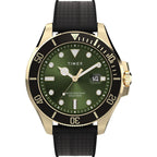 TW2Y05300 Reloj Timex Harborside Hombre Dorado Verde Oliva