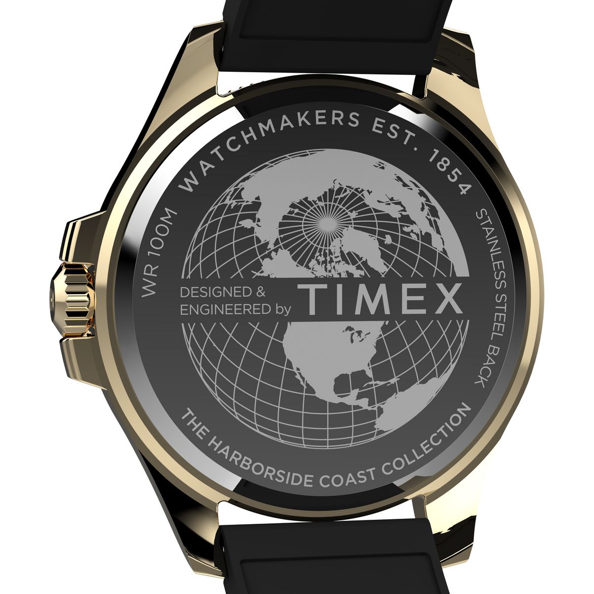 TW2Y05300 Reloj Timex Harborside Hombre Dorado Verde Oliva