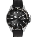 TW2Y09200 Reloj Timex Harborside de hombre pulsera de caucho - Resina Negro