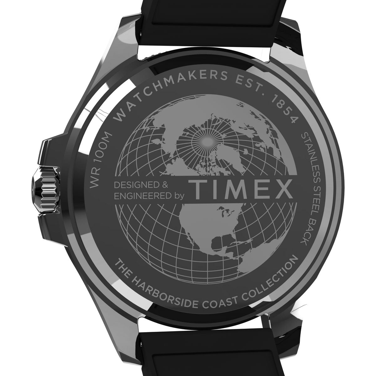 TW2Y09200 Reloj Timex Harborside de hombre pulsera de caucho - Resina Negro