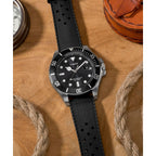 TW2Y09200 Reloj Timex Harborside de hombre pulsera de caucho - Resina Negro