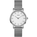 TW2Y10200 Reloj Timex Transcend Mujer Correa Mesh Plateada