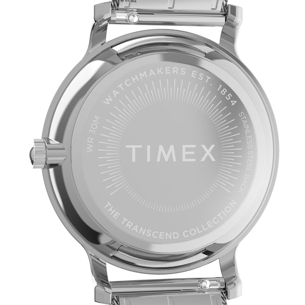TW2Y10200 Reloj Timex Transcend Mujer Correa Mesh Plateada