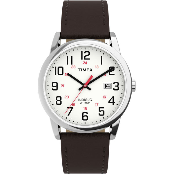 TW2Y12600 Reloj Timex Easy Reader de hombre correa de cuero - Cuero Marrón
