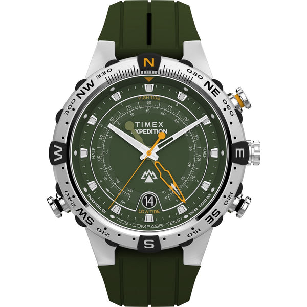 TW2Y14400 Reloj Timex Expedition de hombre correa de caucho - Resina Verde