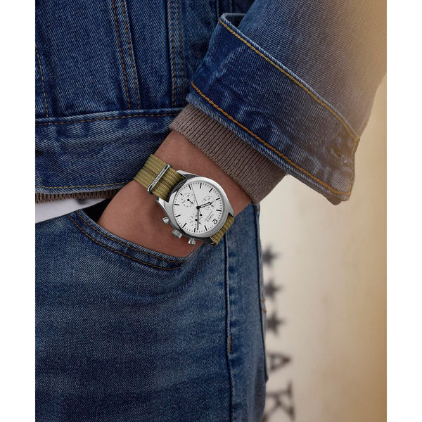 TW2Y15700 Reloj Timex Weekender de hombre correa de tela - Tela Verde