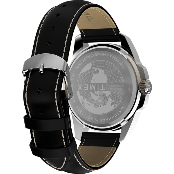 TW2Y20600 Reloj Timex Essex de hombre correa de cuero - Cuero Negro