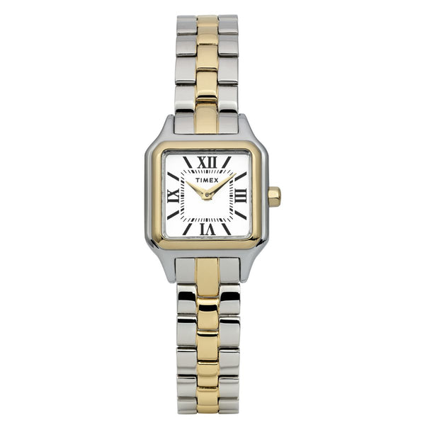 TW2Y23900 Reloj Timex Addison de mujer correa de metal - Acero Inoxidable Bicolor