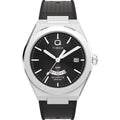 TW2Y24900 Reloj Timex Q GMT Hombre Acero Caucho Negro