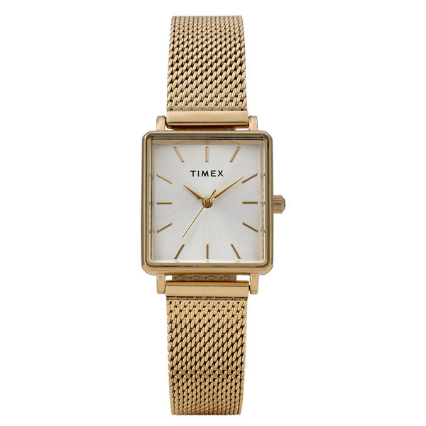 TW2Y26100 Reloj Timex Transcend de dama correa de mesh - Acero Inoxidable Dorado