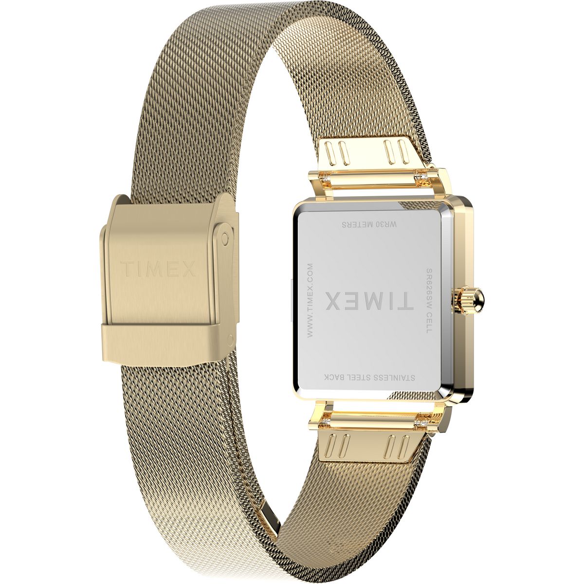 TW2Y26100 Reloj Timex Transcend de dama correa de mesh - Acero Inoxidable Dorado