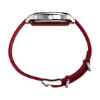 TW2Y31200 Reloj Timex Weekender Snoopy de caballero pulsera de tela Peanuts - Tela Rojo