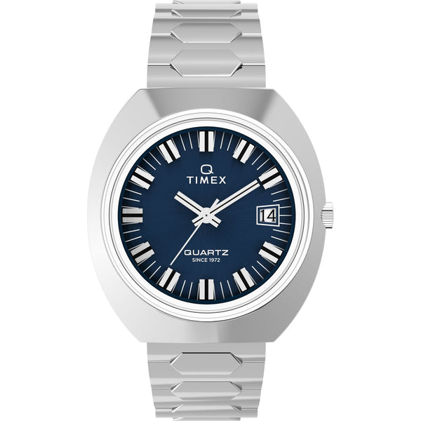 TW2Y33100 Reloj Timex Q 1972 de hombre correa de metal - Acero Inoxidable Plateado