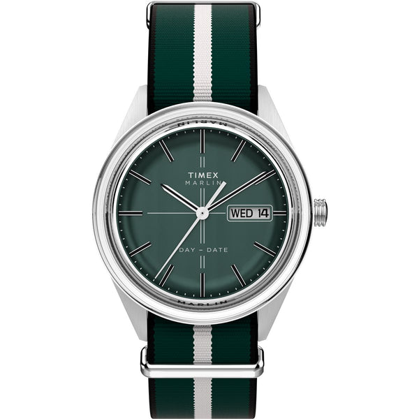TW2Y37500 Reloj Timex Marlin Jet de hombre correa de tela - Tela Verde