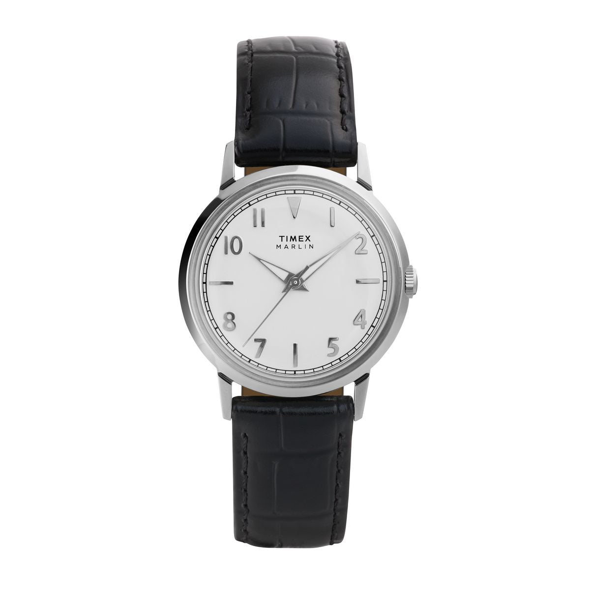 TW2Y37600 Reloj Timex Marlin Unisex banda de piel 34 mm - Cuero Negro