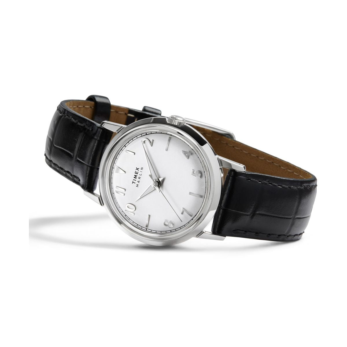 TW2Y37600 Reloj Timex Marlin Unisex banda de piel 34 mm - Cuero Negro
