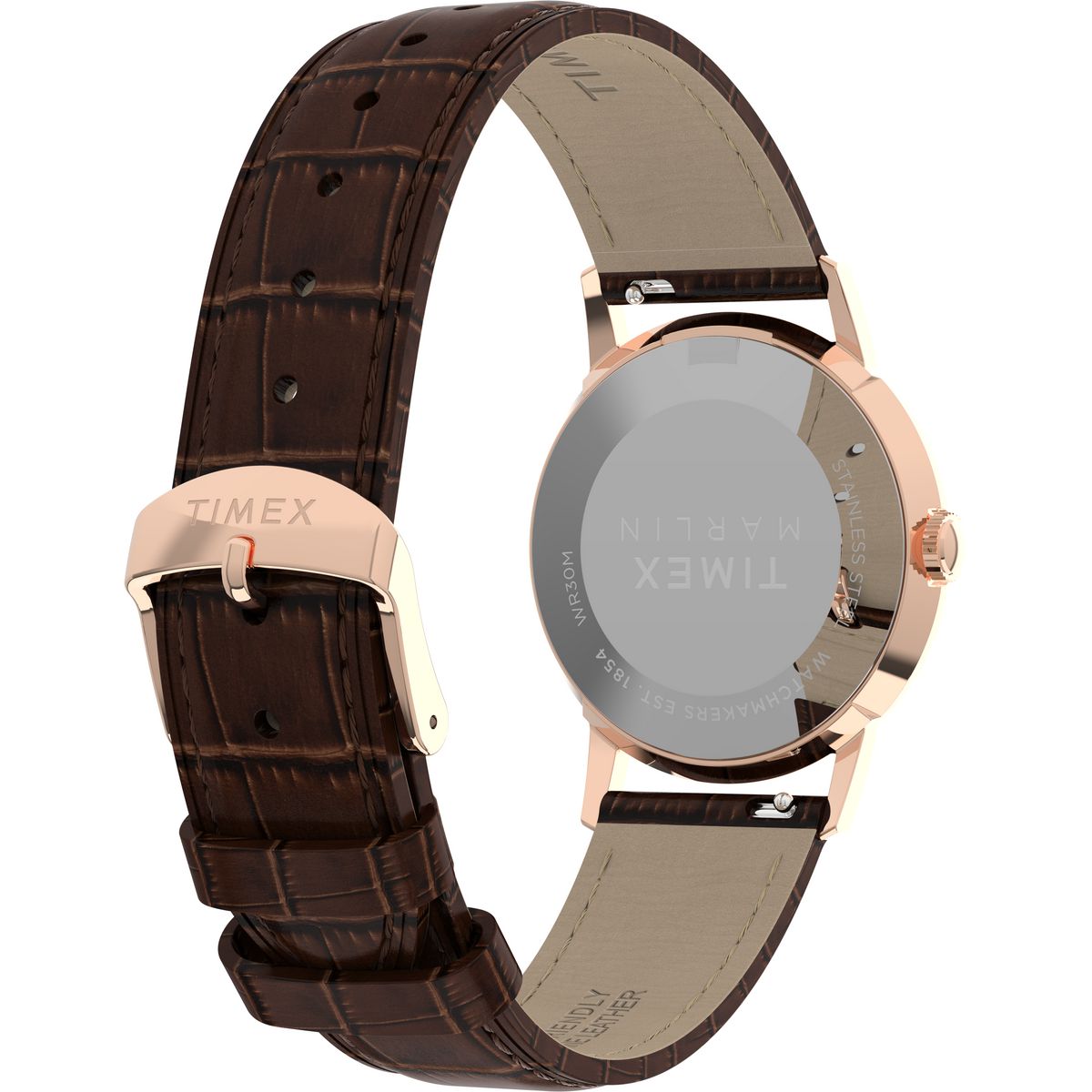 TW2Y37700 Reloj Timex Marlin unisex correa de piel - Cuero Marrón