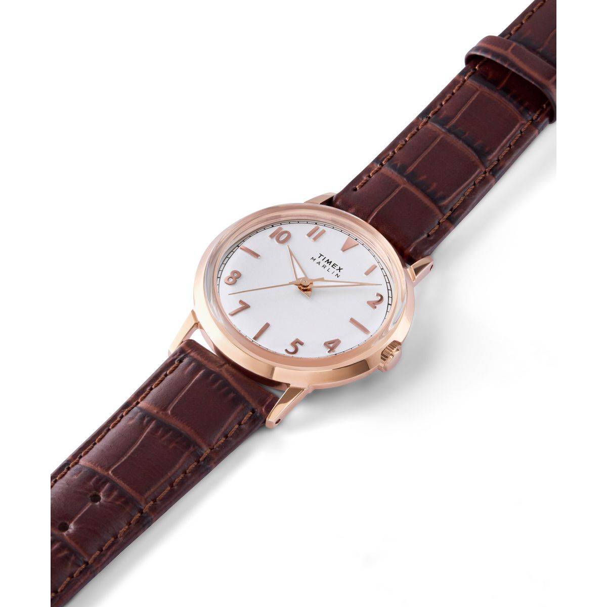 TW2Y37700 Reloj Timex Marlin unisex correa de piel - Cuero Marrón