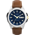 TW2Y38100 Reloj Timex Essex de hombre correa de cuero - Cuero Marrón