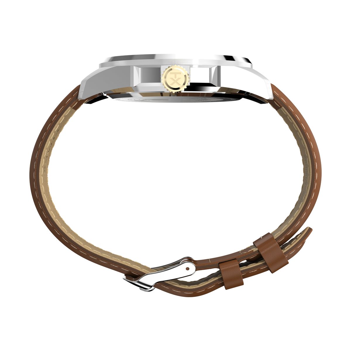 TW2Y38100 Reloj Timex Essex de hombre correa de cuero - Cuero Marrón