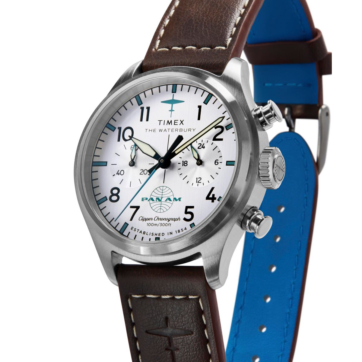 TW2Y38700 Reloj Timex Waterbury Pan Am de hombre correa de tela