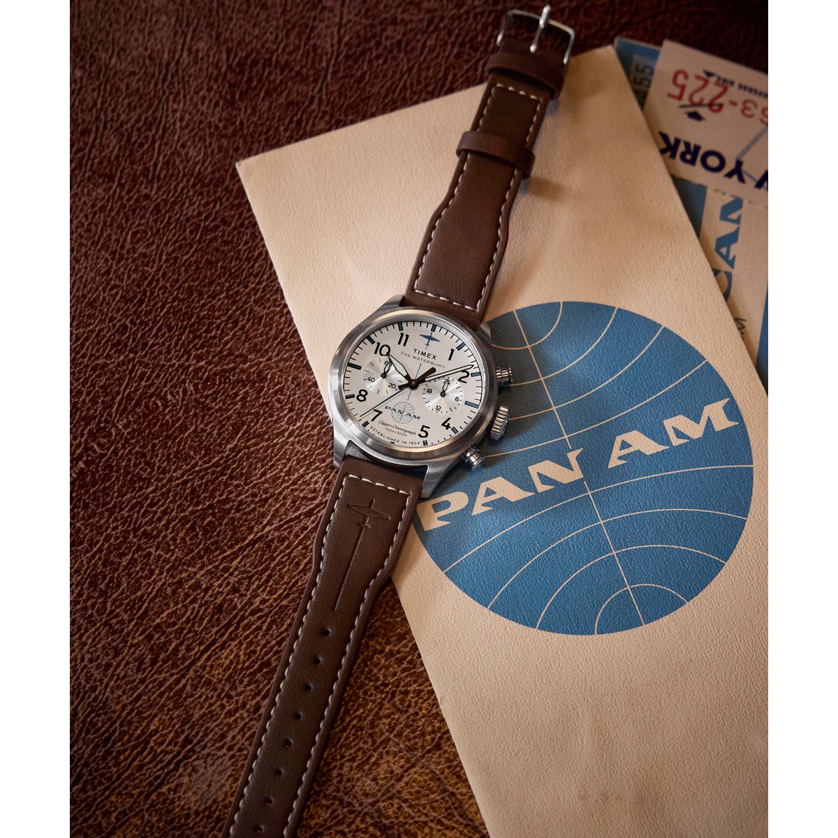 TW2Y38700 Reloj Timex Waterbury Pan Am de hombre correa de tela