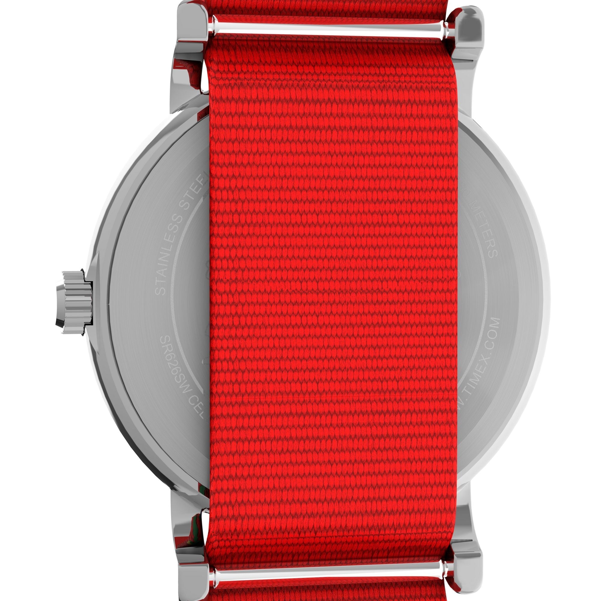 TW2Y39500 Reloj Timex X Peanuts de dama correa de tela - Tela Rojo