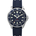 TW2Y40300 Reloj Timex Deepwater Meridian de hombre correa de caucho - Resina Azul