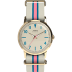 TW2Y49800 Reloj Timex Marlin Mujer Caja Dorada Correa Tela