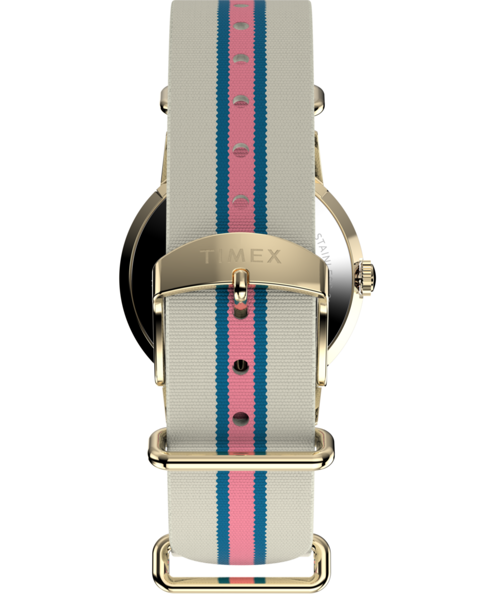 TW2Y49800 Reloj Timex Marlin Mujer Caja Dorada Correa Tela