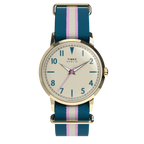 TW2Y49900 Reloj Timex Marlin Mujer Caja Dorada Correa Tela