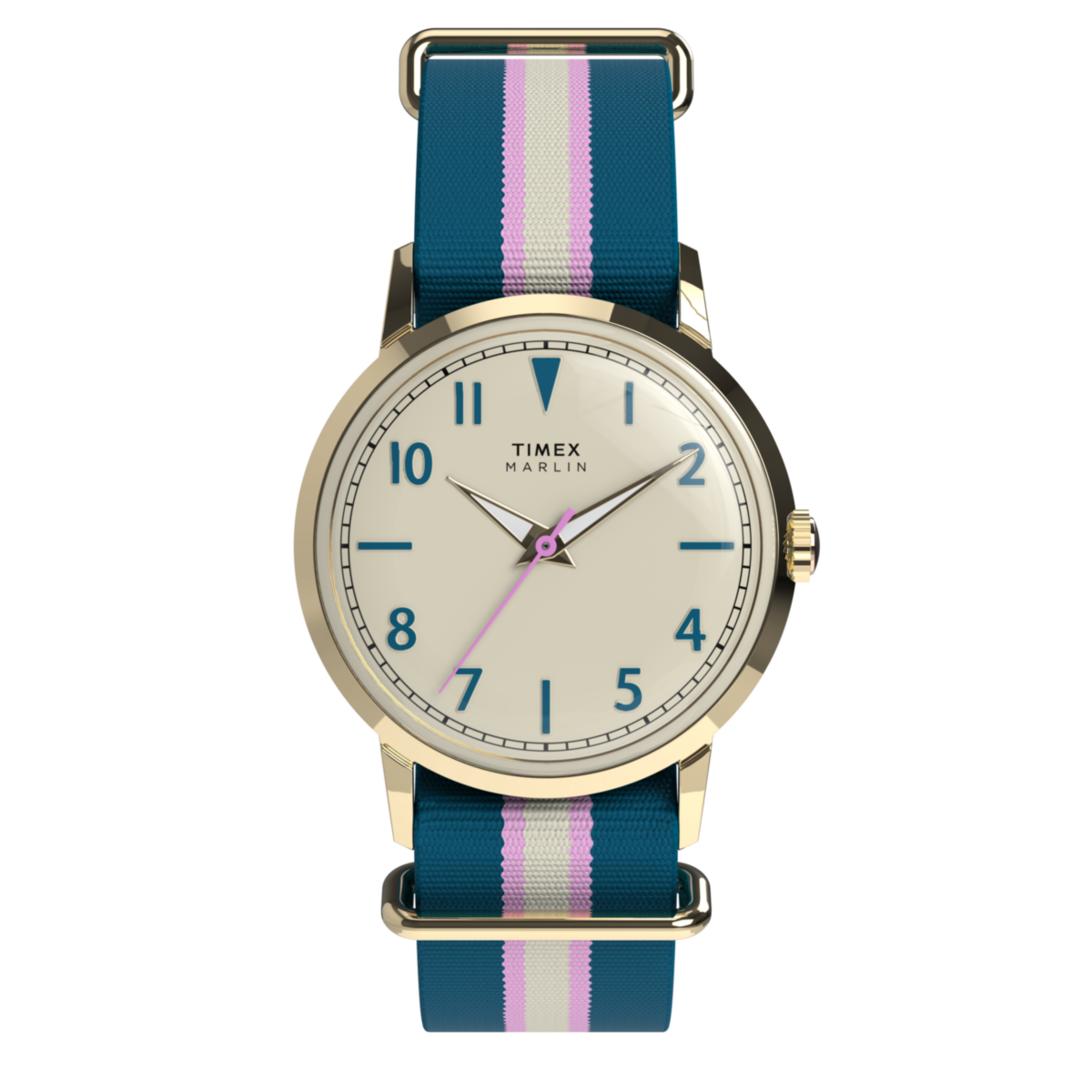 TW2Y49900 Reloj Timex Marlin Mujer Caja Dorada Correa Tela