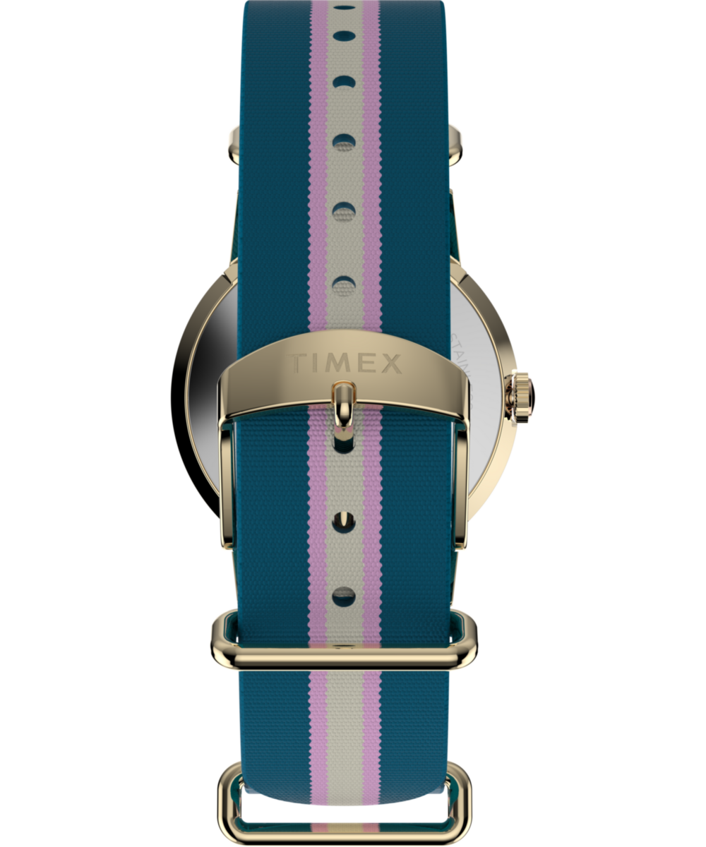 TW2Y49900 Reloj Timex Marlin Mujer Caja Dorada Correa Tela