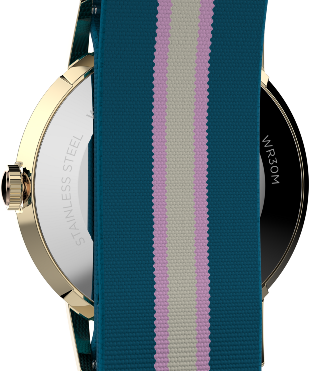 TW2Y49900 Reloj Timex Marlin Mujer Caja Dorada Correa Tela