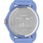 TW2Y51100 Reloj Timex Peanuts Snoopy Juvenil Caucho Celeste