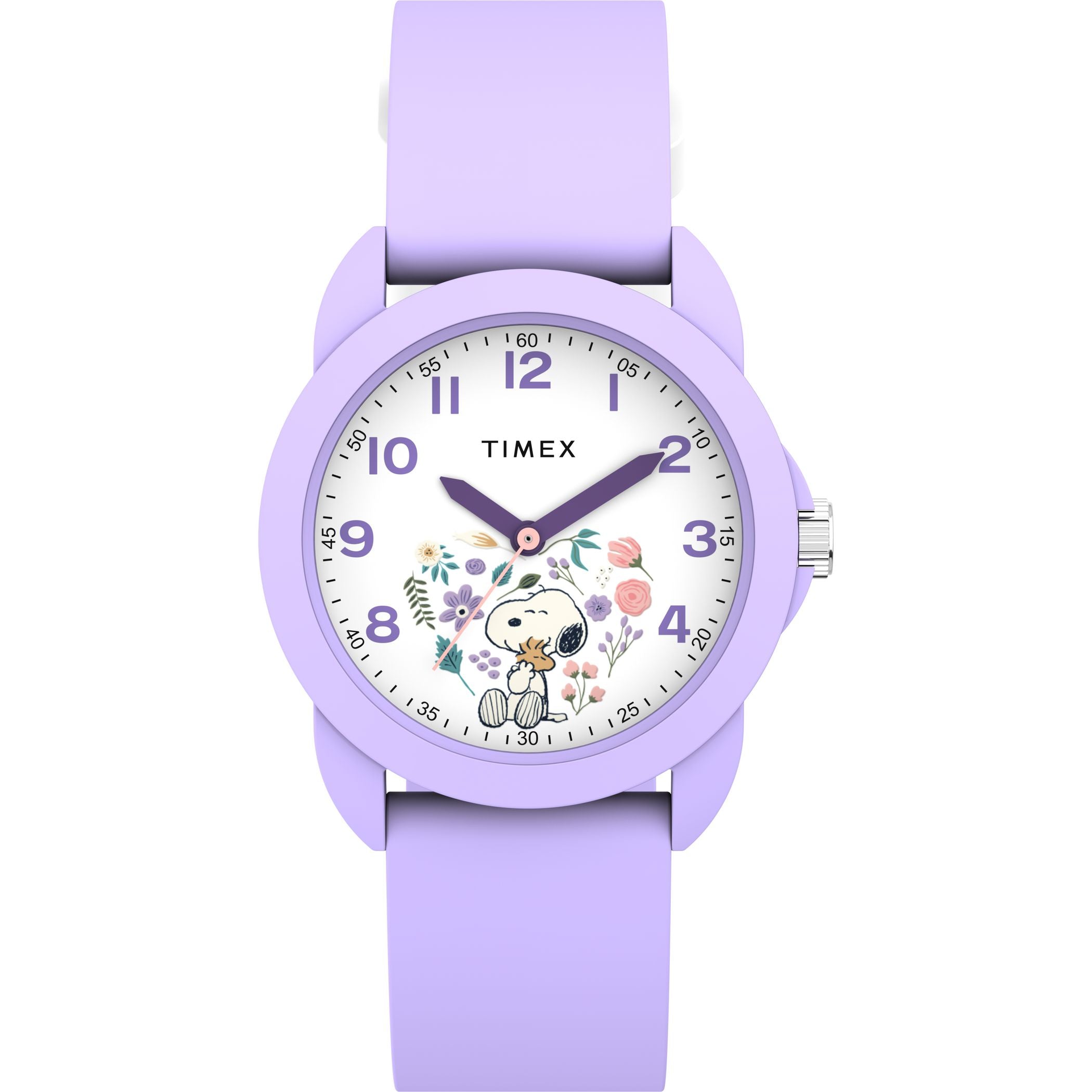 TW2Y51200 Reloj Timex Snoopy Infantil Resina Lila