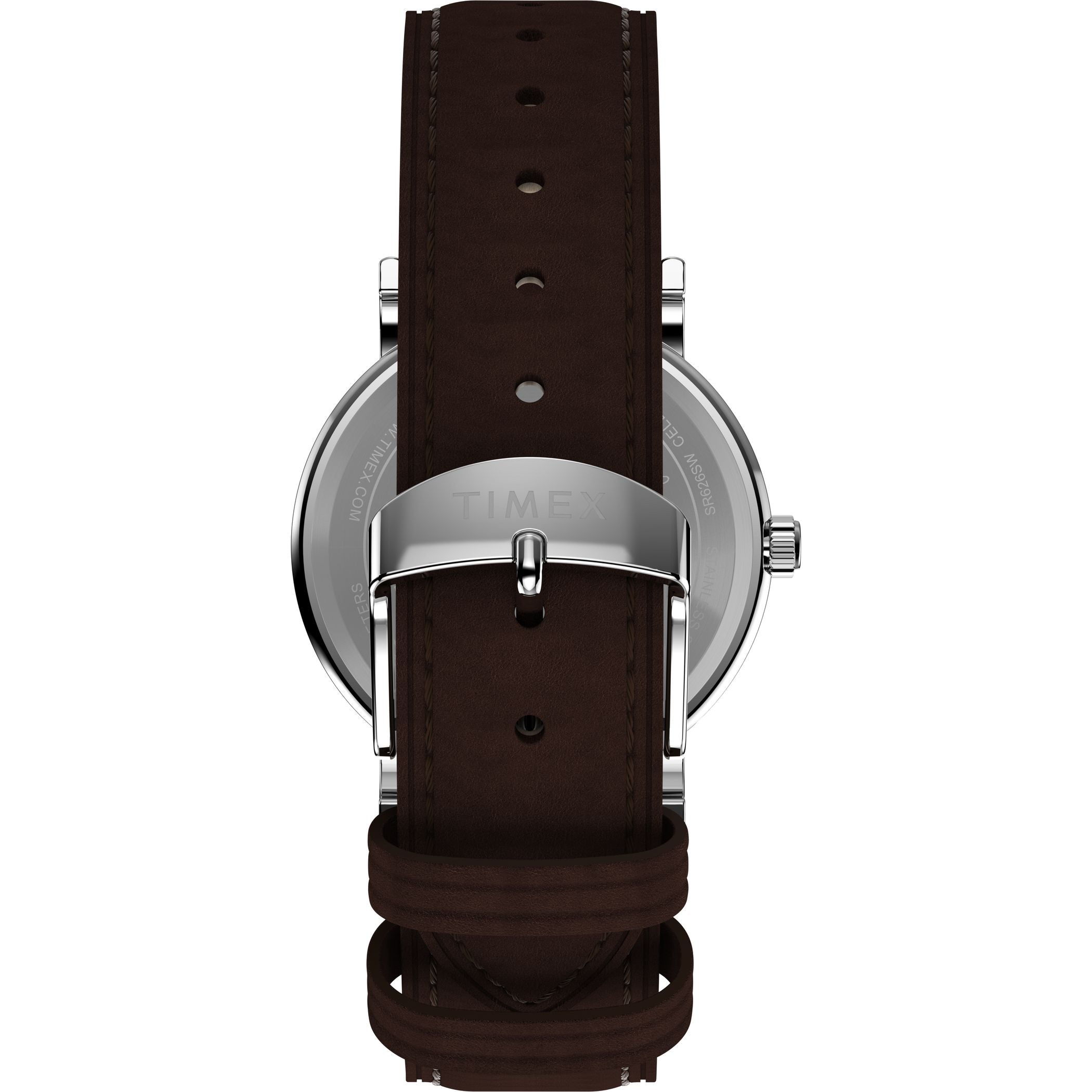 TW2Y51500 Reloj Timex Weekender Snoopy de hombre correa de cuero - Cuero Marrón