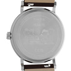 TW2Y51500 Reloj Timex Weekender Snoopy de hombre correa de cuero - Cuero Marrón