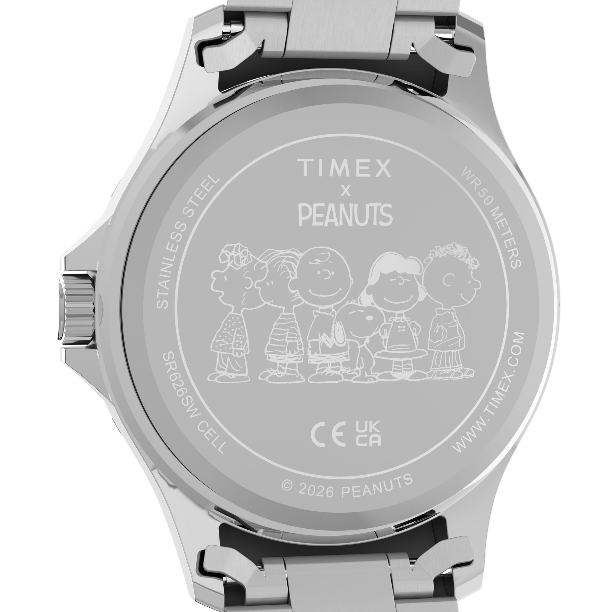 TW2Y53900 Reloj Timex Snoopy Soccer Hombre Correa Acero