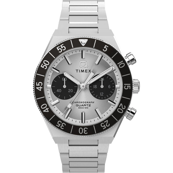 TW2Y55800 Reloj Timex Q Chronograph Hombre Correa Acero