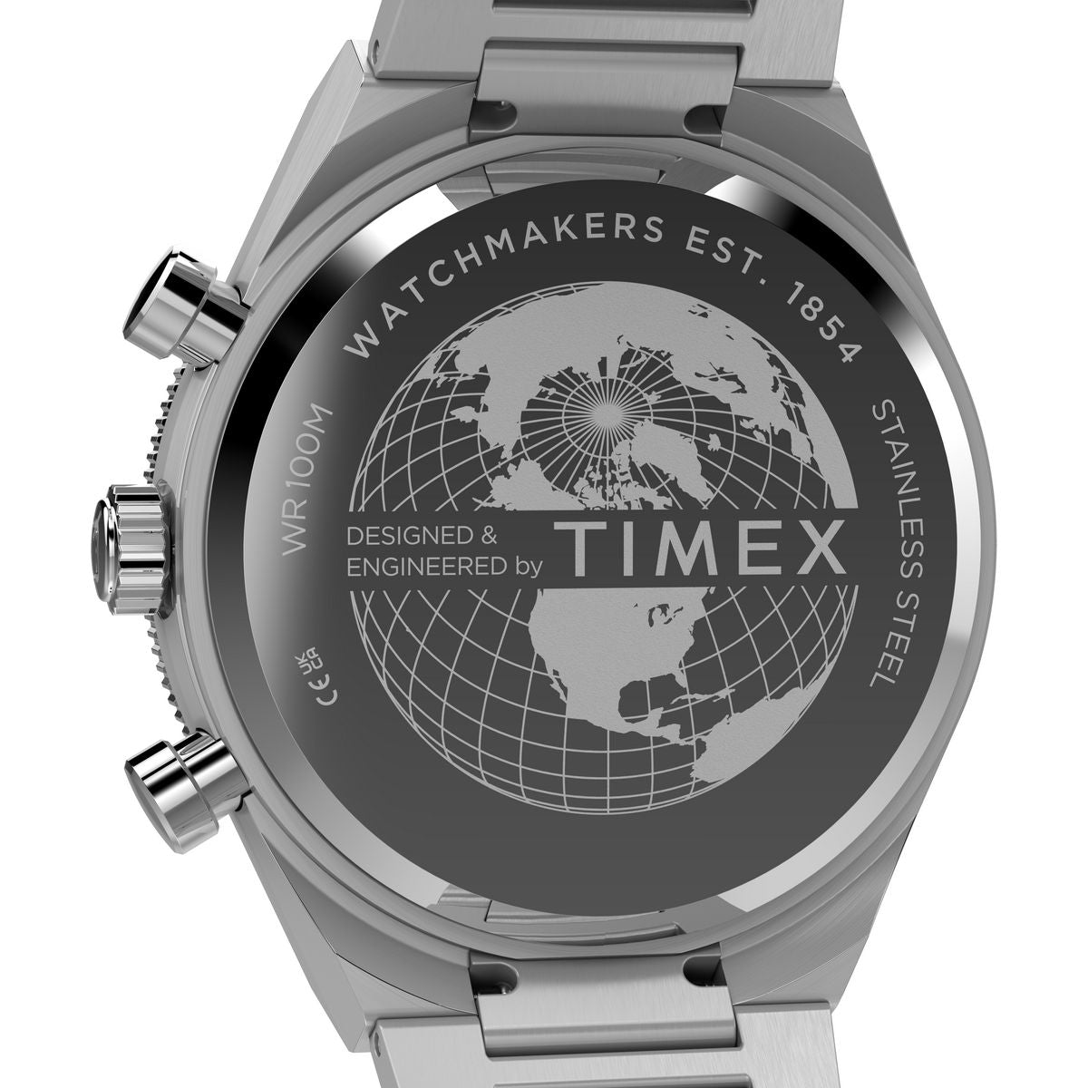TW2Y55800 Reloj Timex Q Chronograph Hombre Correa Acero