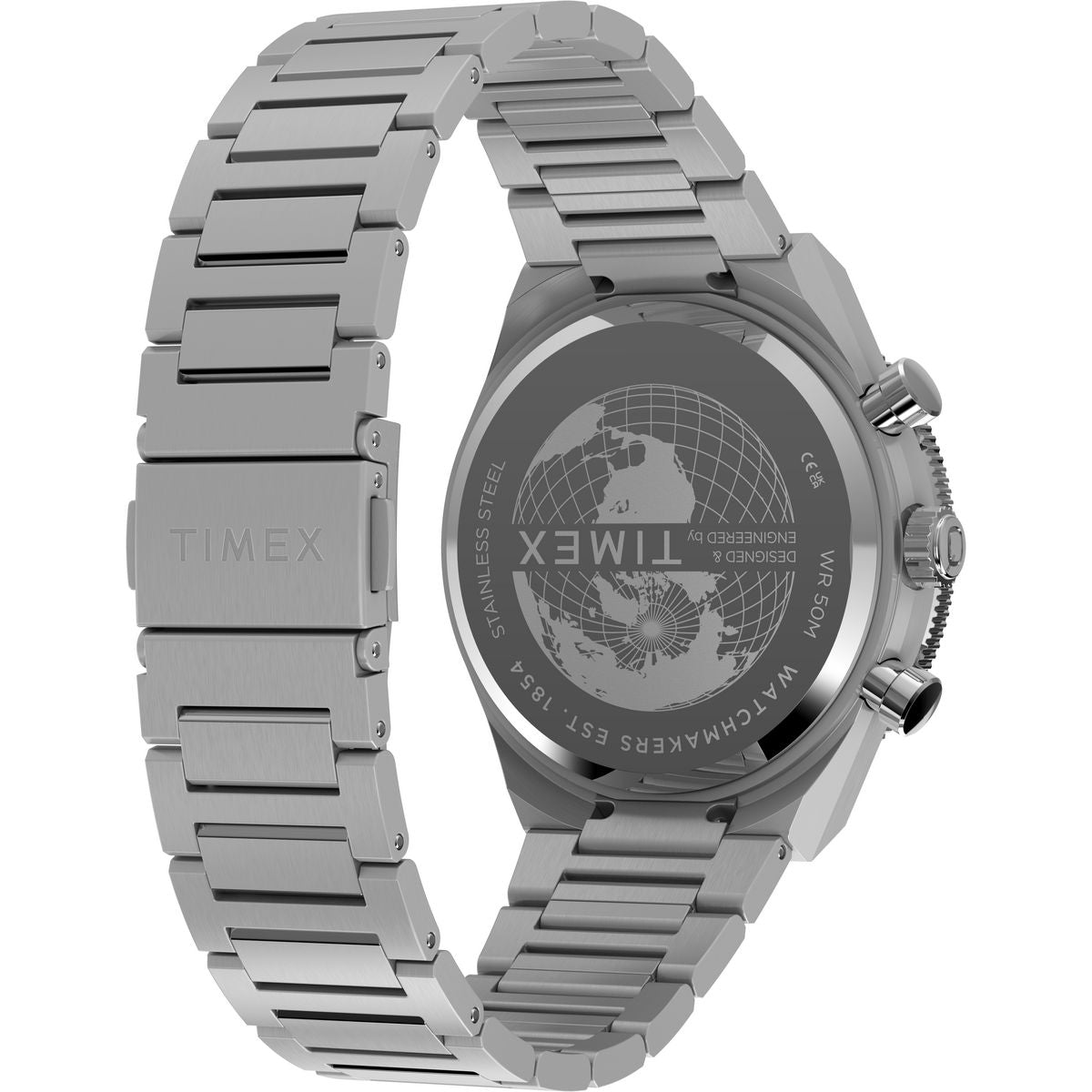 TW2Y55800 Reloj Timex Q Chronograph Hombre Correa Acero