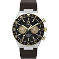 TW2Y56000 Reloj Timex Q Continental Hombre Cuero Marrón