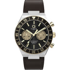 TW2Y56000 Reloj Timex Q Continental Hombre Cuero Marrón
